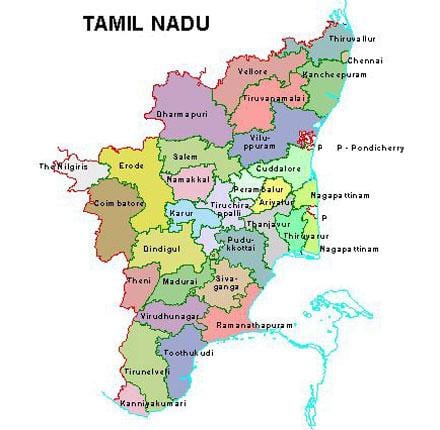 mapa Chennai Tamil Nadu