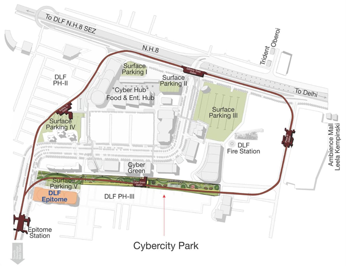 mapa DLF Chennai